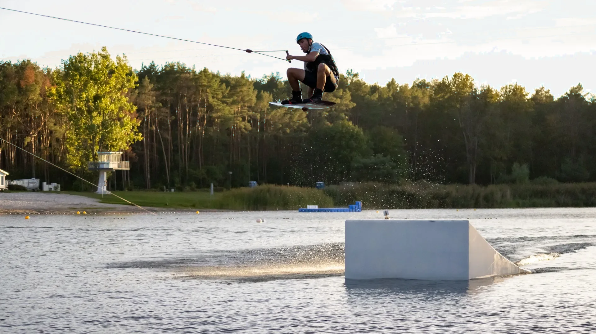 Wakeboarding Action